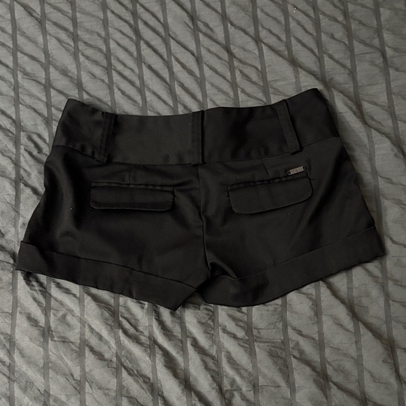 Guess Women's High Waist Dark Shorts - Picture 2 of 3